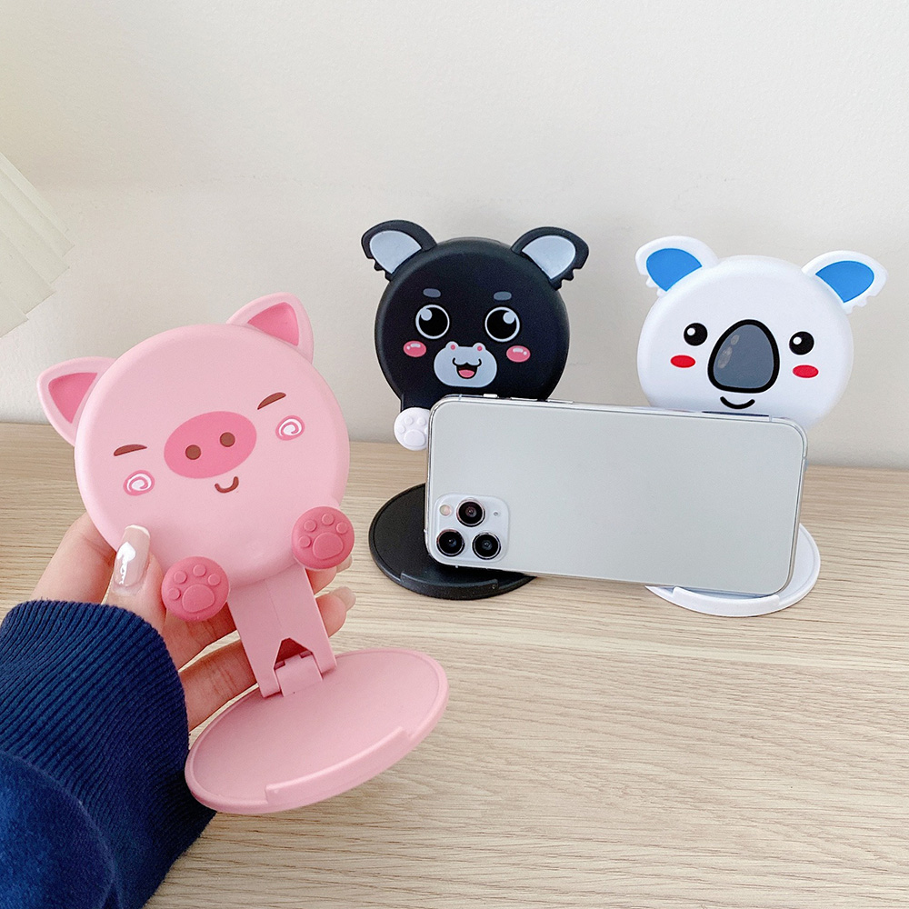 Travel Accessories Online - Cute Animal Desktop Phone Stand Foldable
