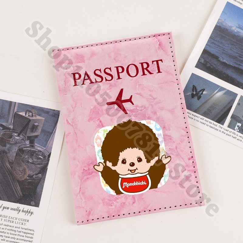 Travel Accessories With Kids - Adult Kids Cartoon Cute Passport Cover