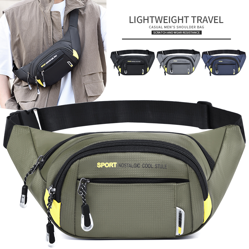 Travel Accessories Pillow - Unisex Mobile Waist Bag - Large