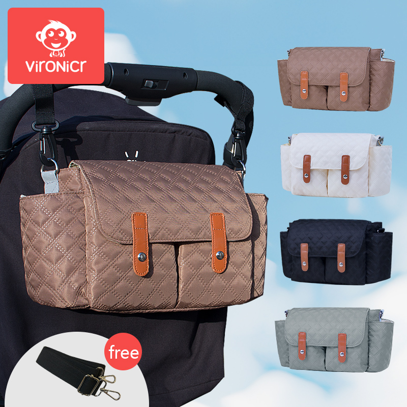 Travel Accessories With Baby - Baby Stroller Storage Bag Travel Hanging