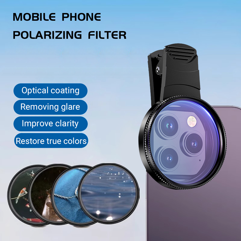Travel Accessories Online - 52mm Clip-On Smartphone Camera Filter Kit