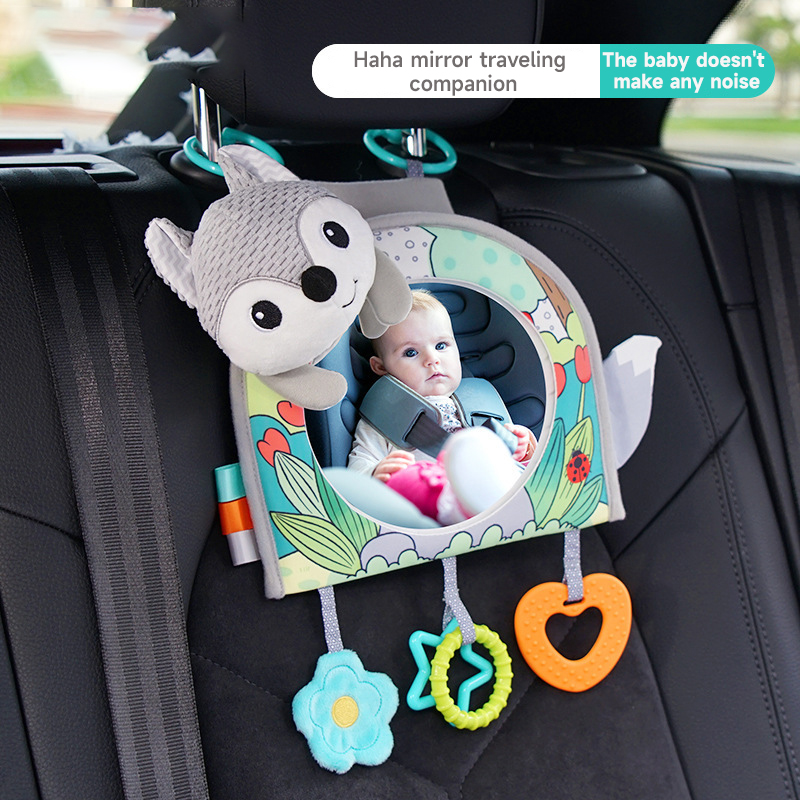 Travel Accessories With Baby - Baby Car Seat Mirror Toys Kids