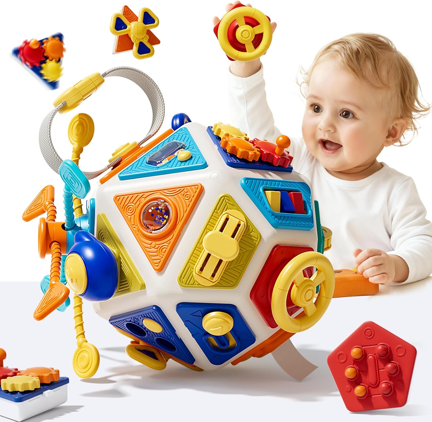 Travel Accessories With Baby - Baby Busy Board Activity Cube Toys