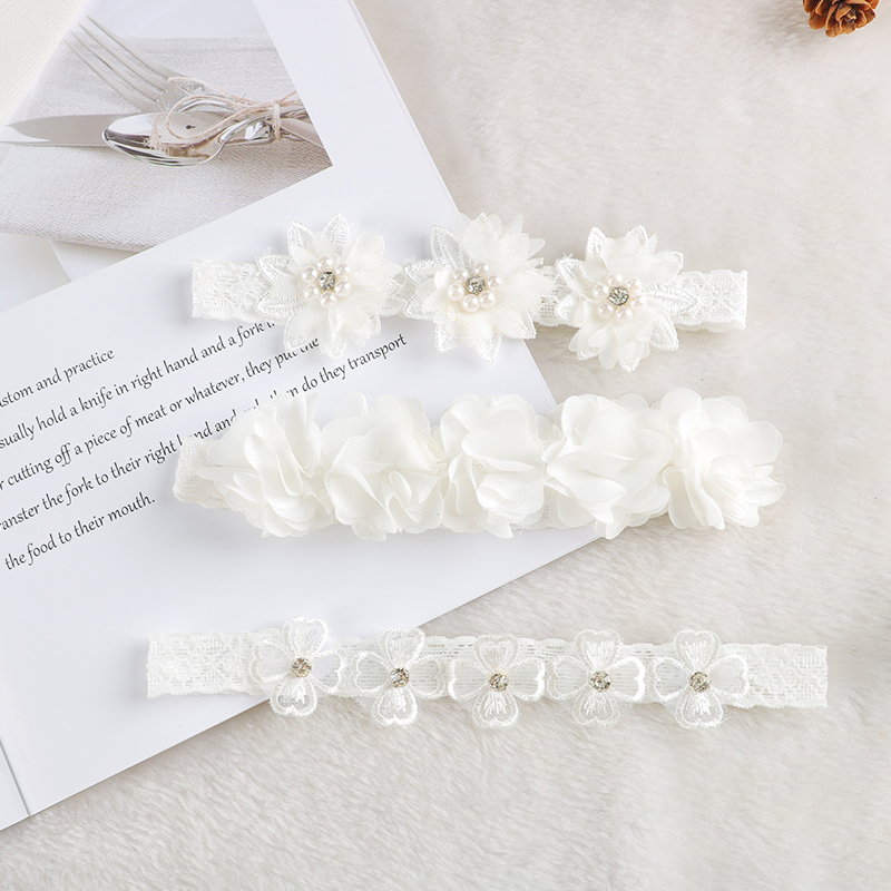 Travel Accessories With Baby - Baby Headband Flower Bows Crown Headbands
