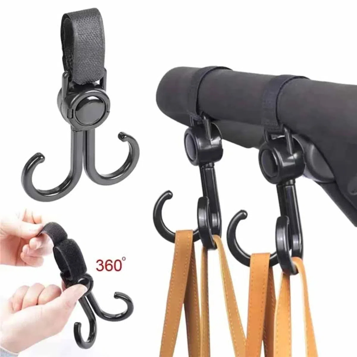 Rotatable Double Hooks Baby St - Travel Accessories With Baby review and price