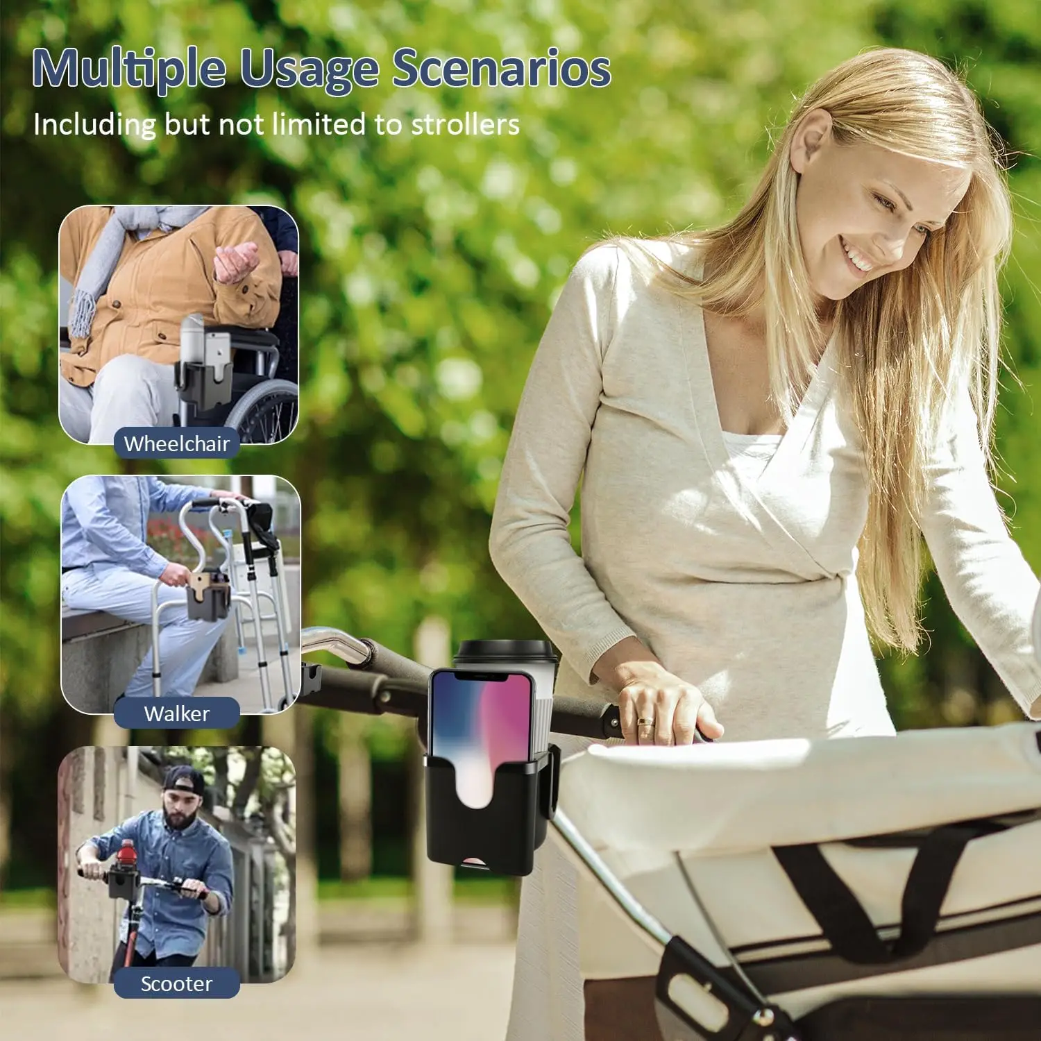 Anti-Slip Pram Cup Holders for - Travel Accessories For 2 Year Old review and price