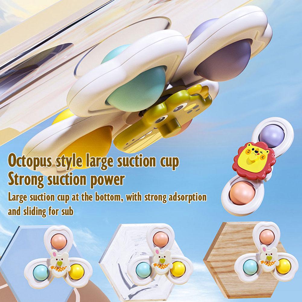 3PCS Suction Cup Rotating Toy  - Travel Accessories With Baby review and price