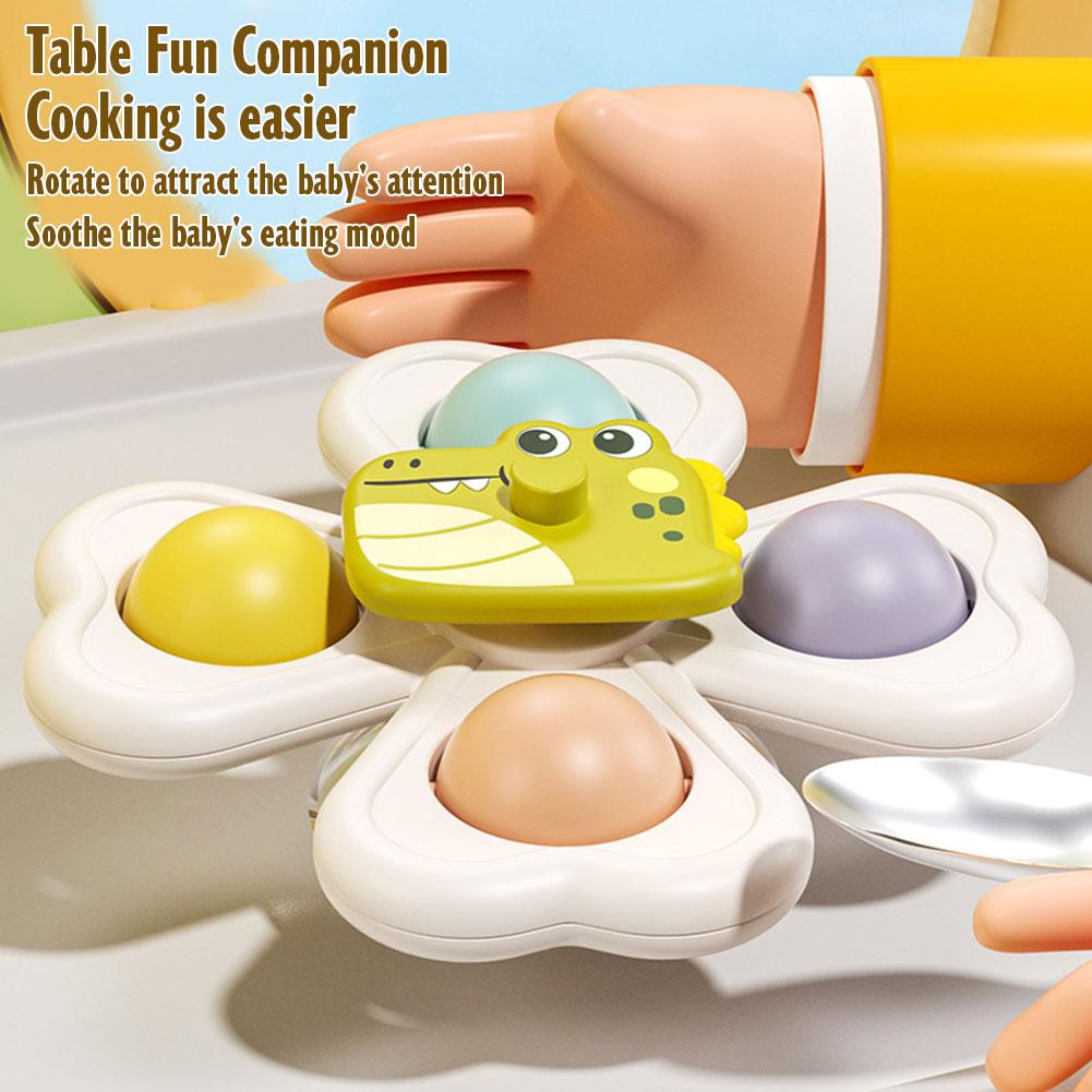 3PCS Suction Cup Rotating Toy  - Travel Accessories With Baby review and price