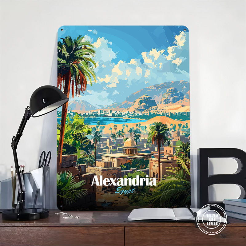 Alexandria Egypt Travel Poster - Travel Accessories Egypt review and price