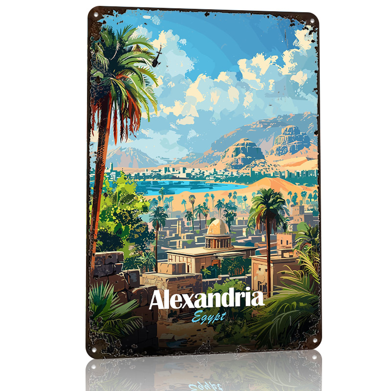 Alexandria Egypt Travel Poster - Travel Accessories Egypt review and price