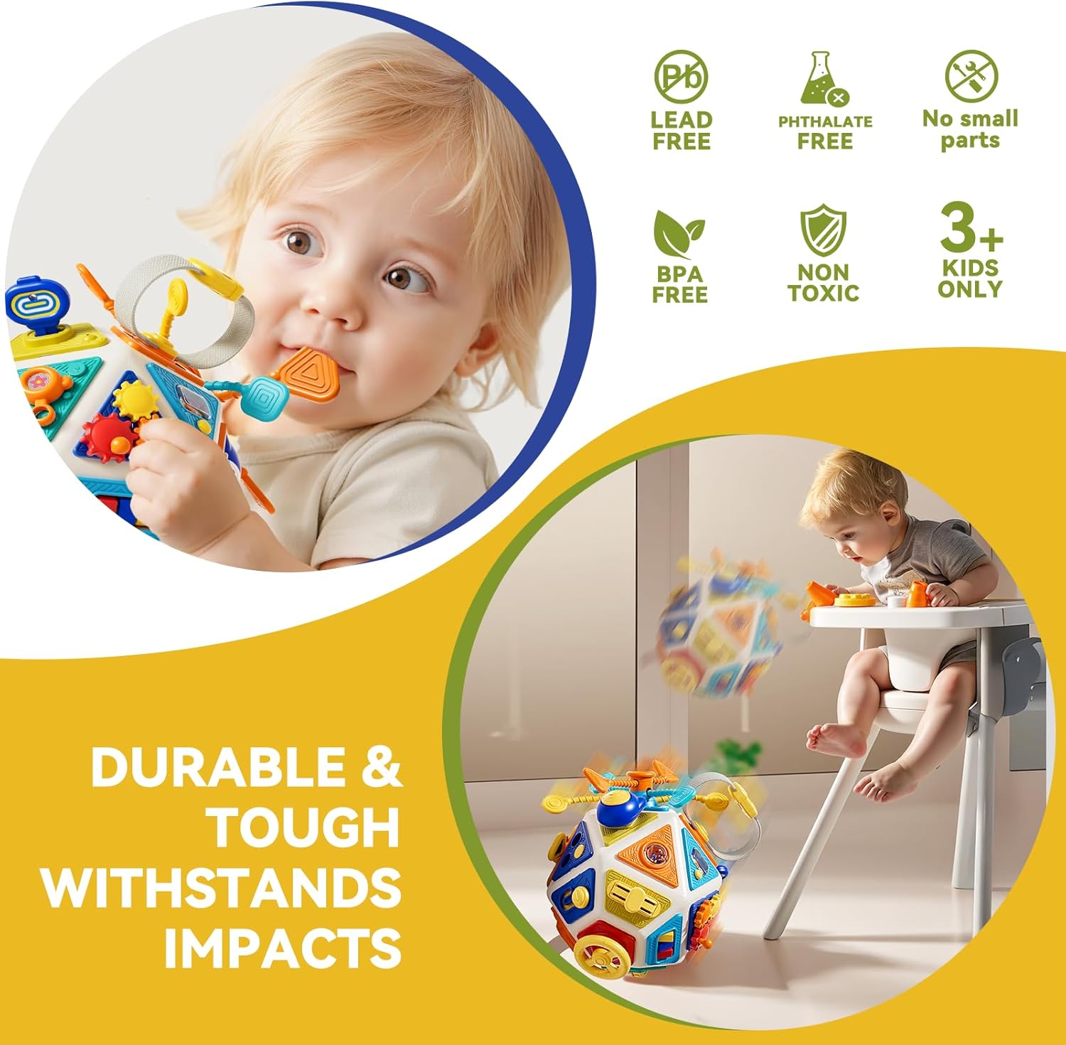 Baby Busy Board Activity Cube  - Travel Accessories With Baby review and price