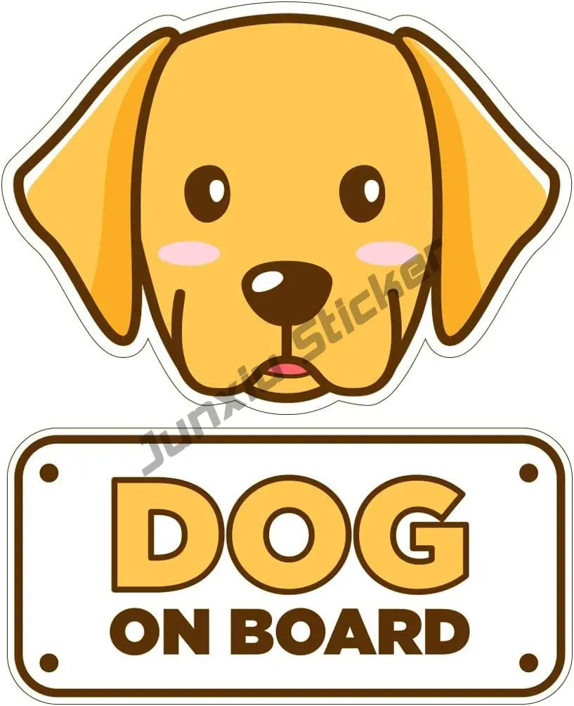Dog on Board Car Sticker Bumpe - Travel Accessories Online review and price