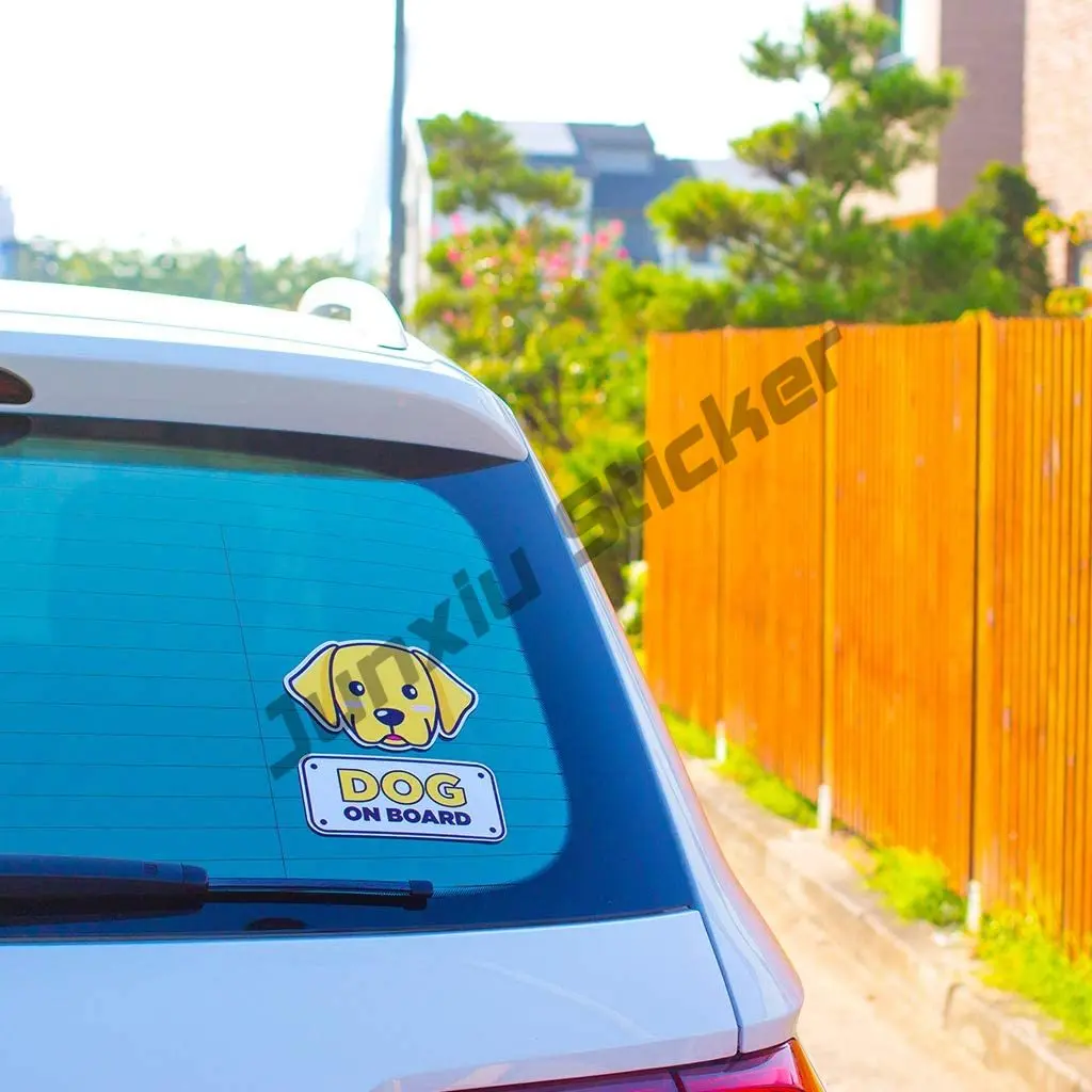 Dog on Board Car Sticker Bumpe - Travel Accessories Online review and price