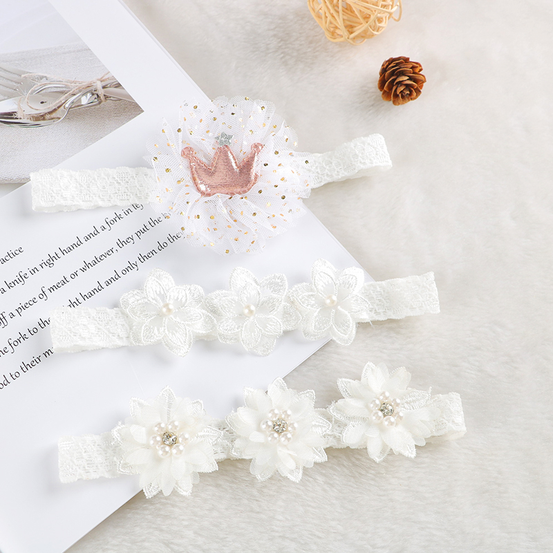 Baby Headband Flower Bows Crow - Travel Accessories With Baby review and price