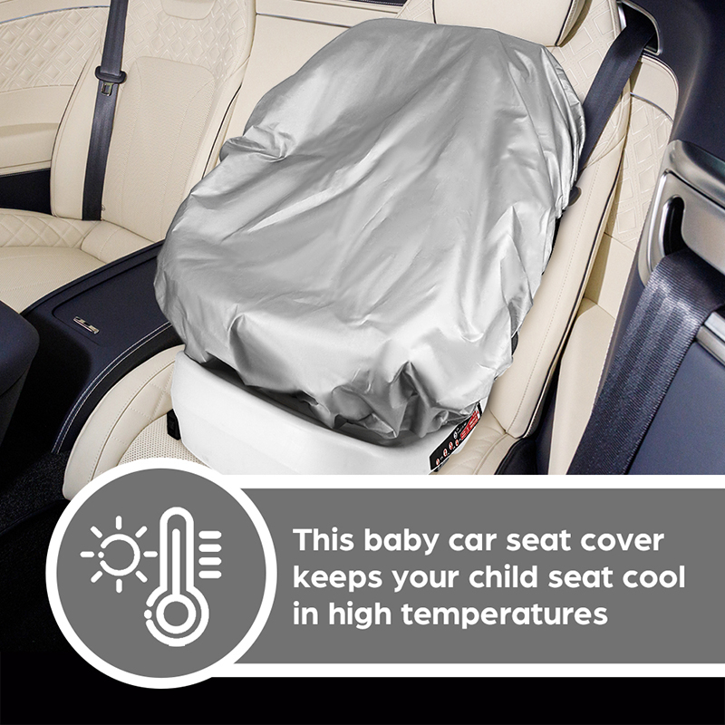 1PC Silver  Baby Car Seat Sun  - Travel Accessories For 2 Year Old review and price