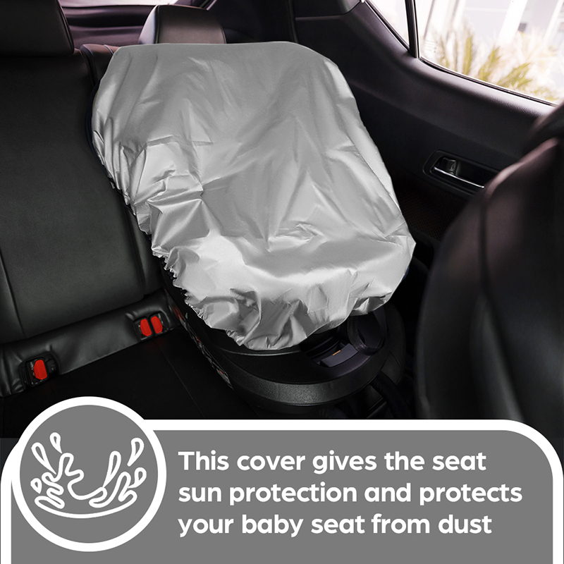 1PC Silver  Baby Car Seat Sun  - Travel Accessories For 2 Year Old review and price