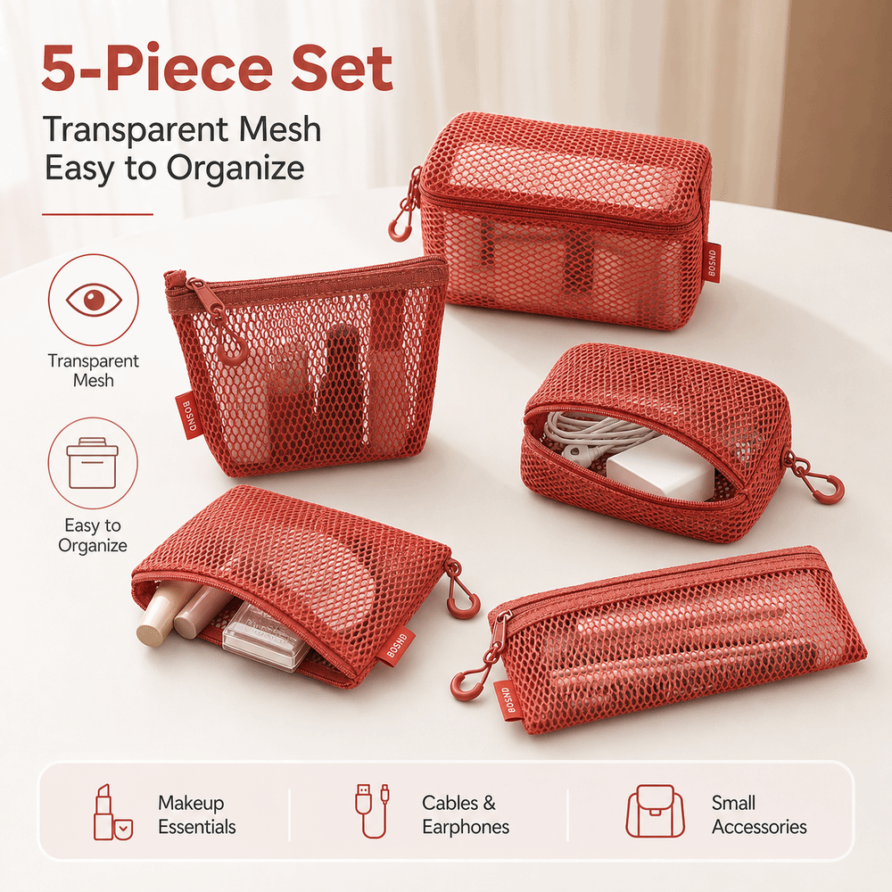 Nylon Transparent Storage Bag  - Travel Accessories Online review and price