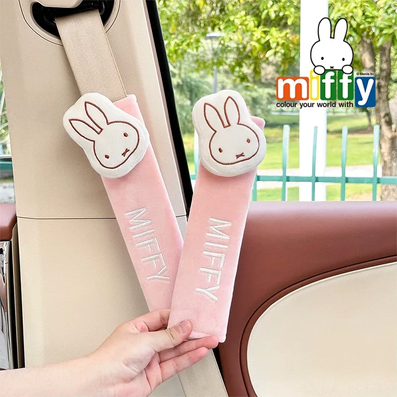Kawaii Miffy Car Seat Belt Sho - Travel Accessories With Kids review and price