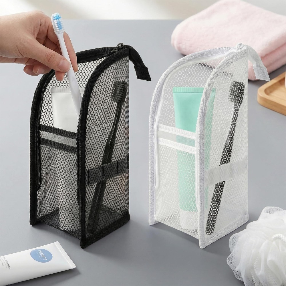 Mesh Toiletry Bag Breathable Q - Travel Accessories review and price