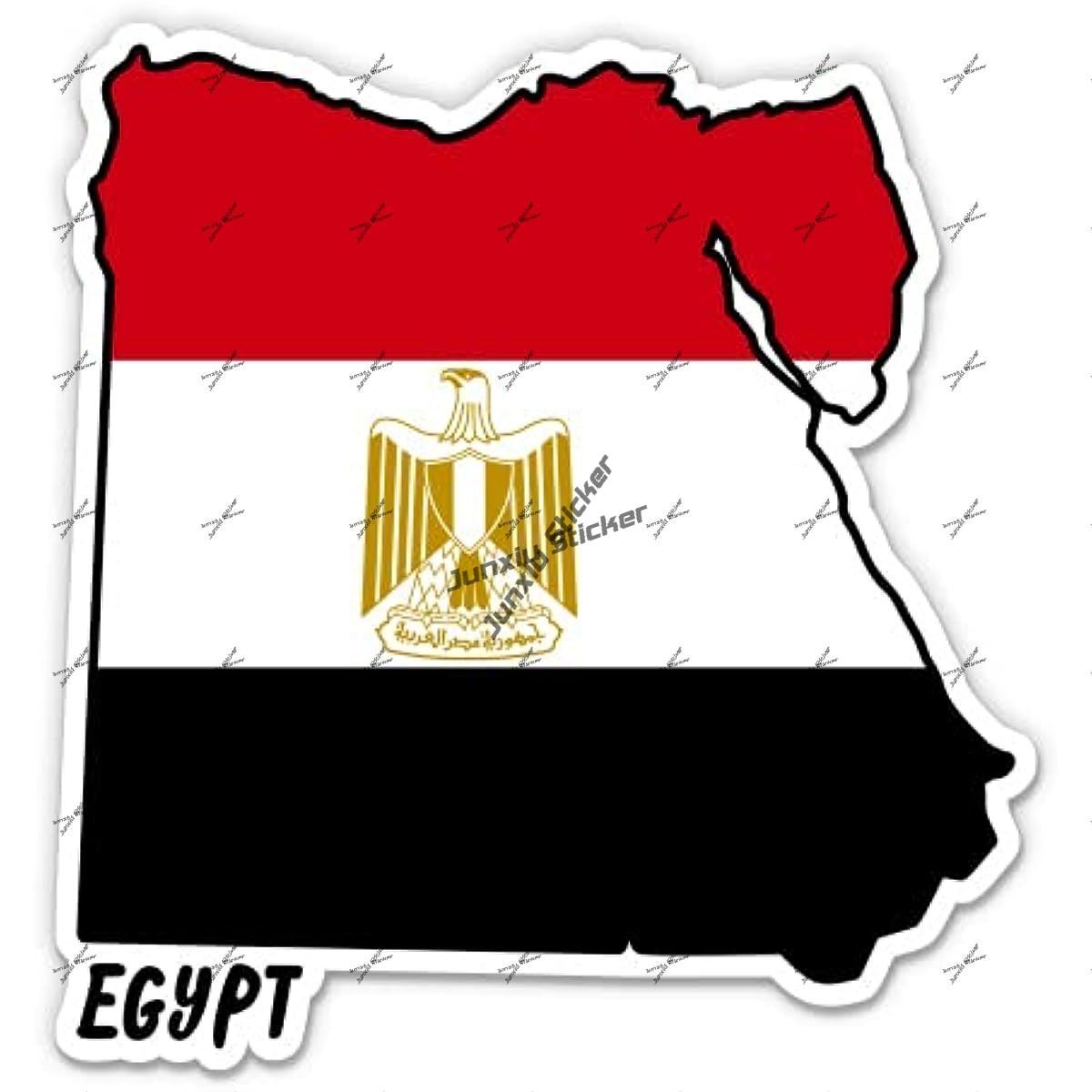 Egypt Decal Egypt Map with Fla - Travel Accessories Egypt review and price