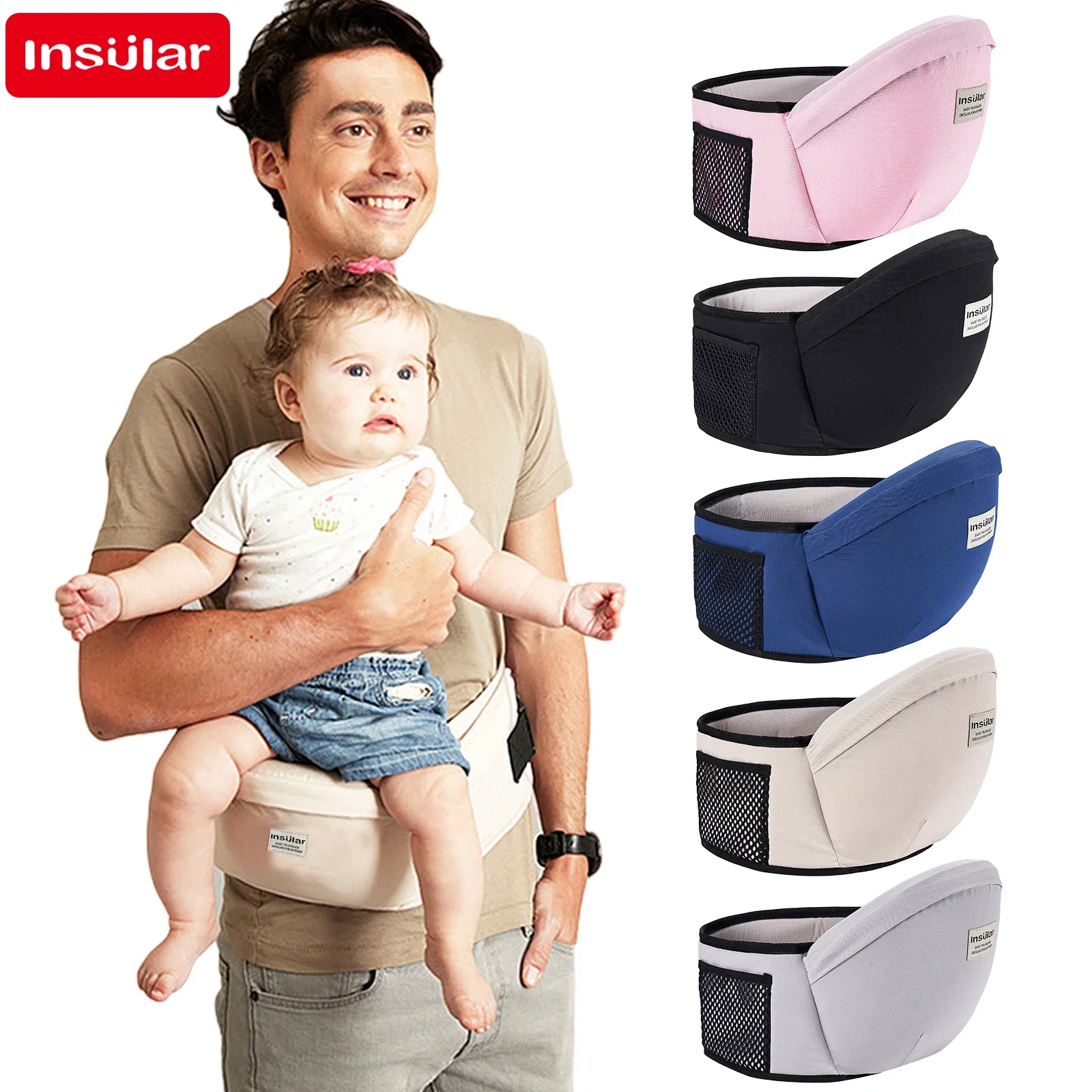 Thickened Baby Hip Seat Carrie - Travel Accessories For 2 Year Old review and price